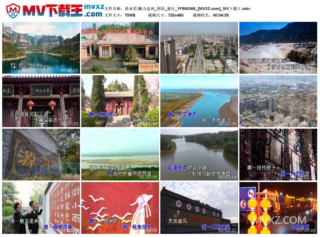 张永君-魅力孟州_国语_流行_YF800368